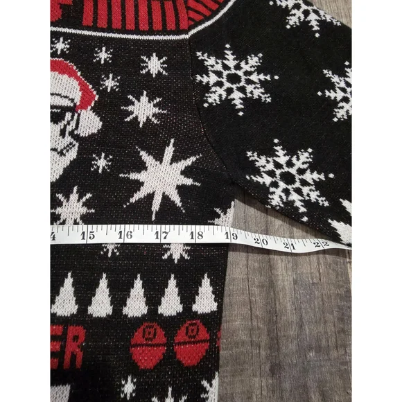 Star Wars Men’s Size Medium Darth Vader Christmas Ugly Sweater Black - Picture 4 of 7